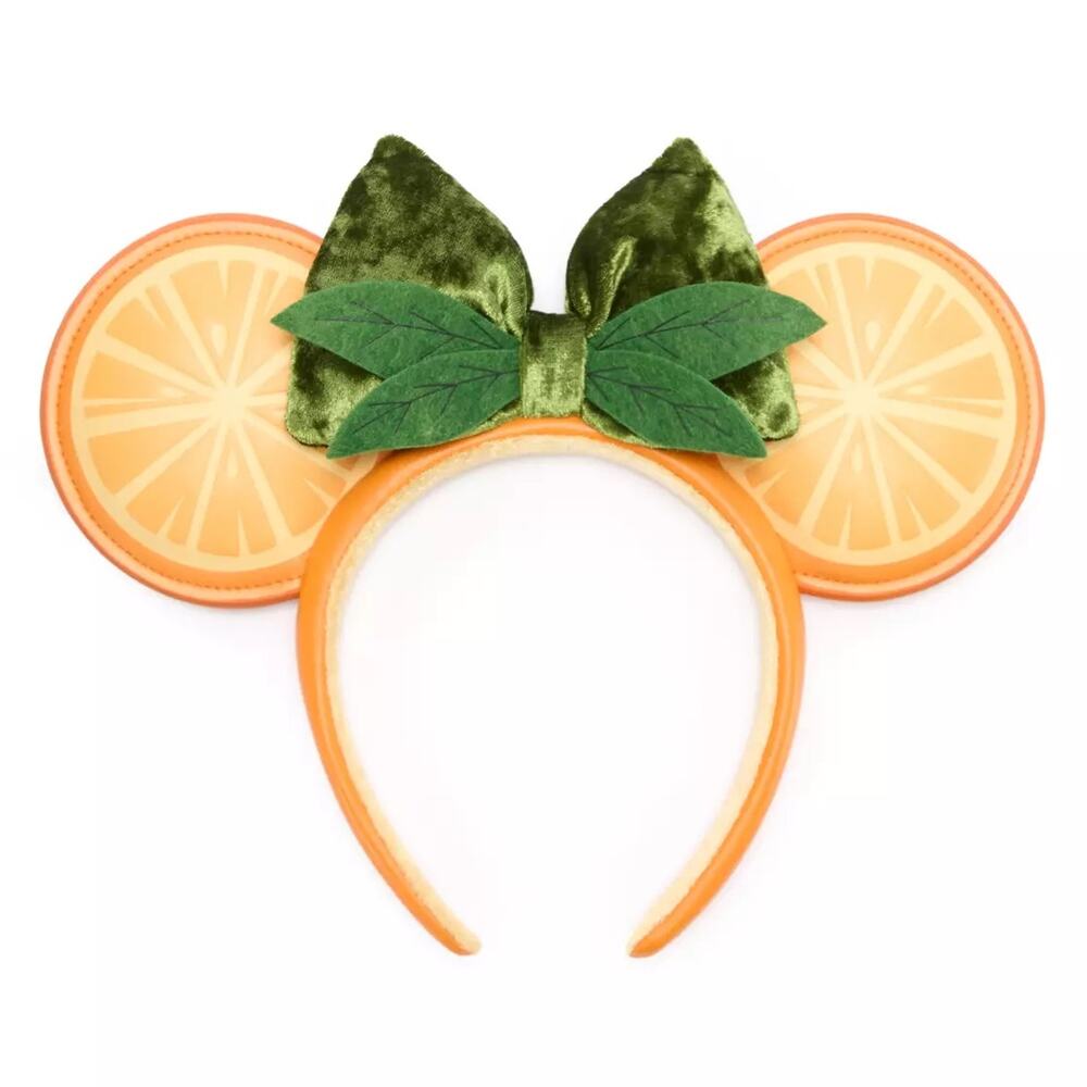 Disney Minnie Mouse Icon Oranges Ear Headband for Adults NWT